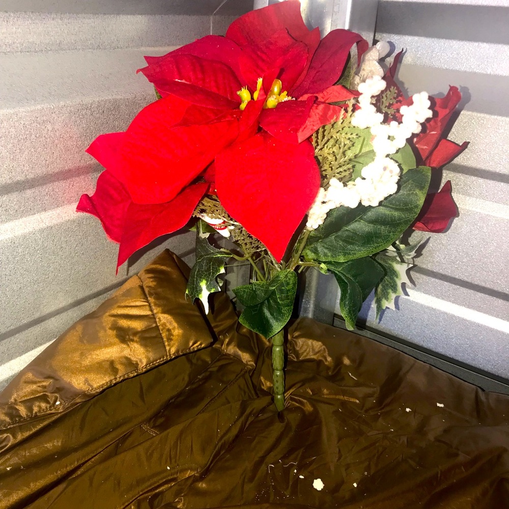 Ashland brand new faux Christmas poinsettia decoration